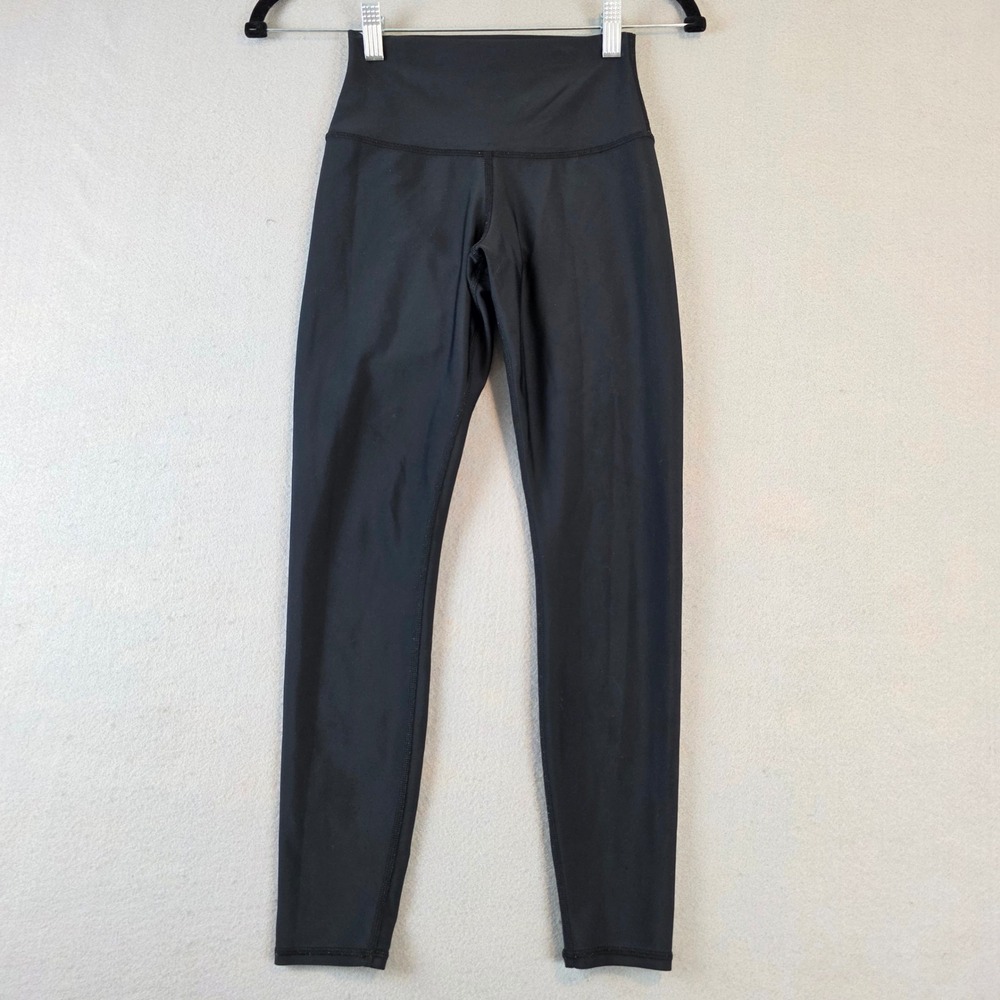 Alo Yoga Black High-Waist Wicking Leggings Women's XS Slim Fit Activewear